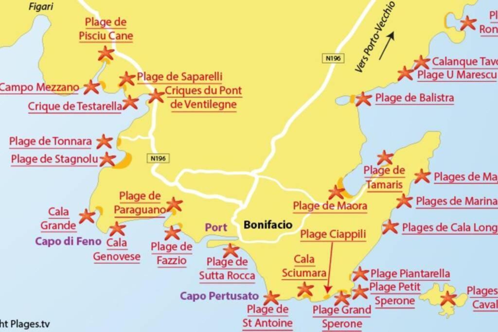 Bonifacio 3Mn Du Port! Villa Piscine Chauffee ,Clim,Wifi 외부 사진